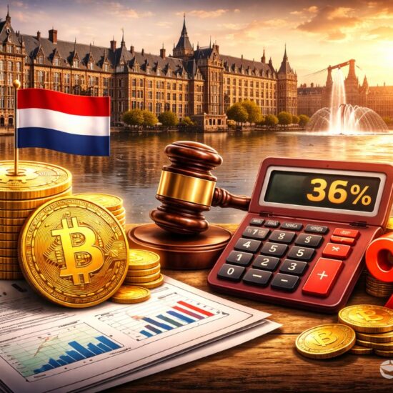 Netherland's 36% Tax Unrealized Crypto Gains