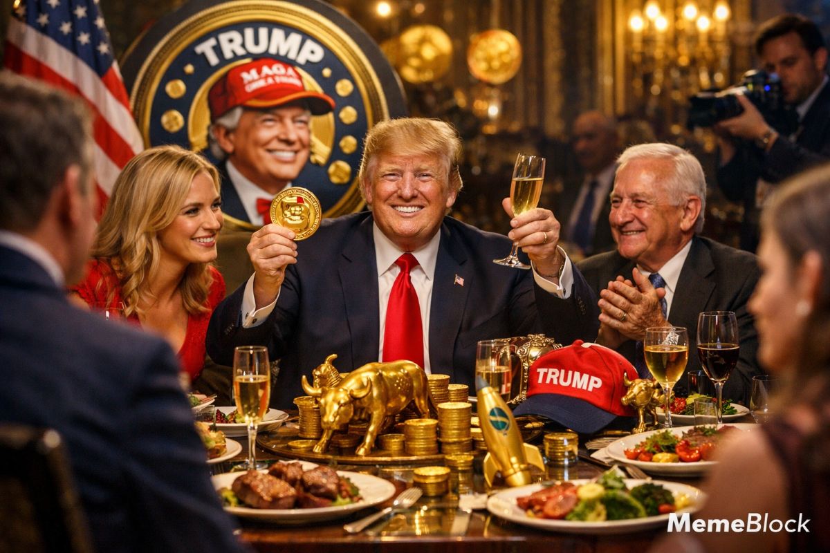 TRUMP Memecoin Dinner