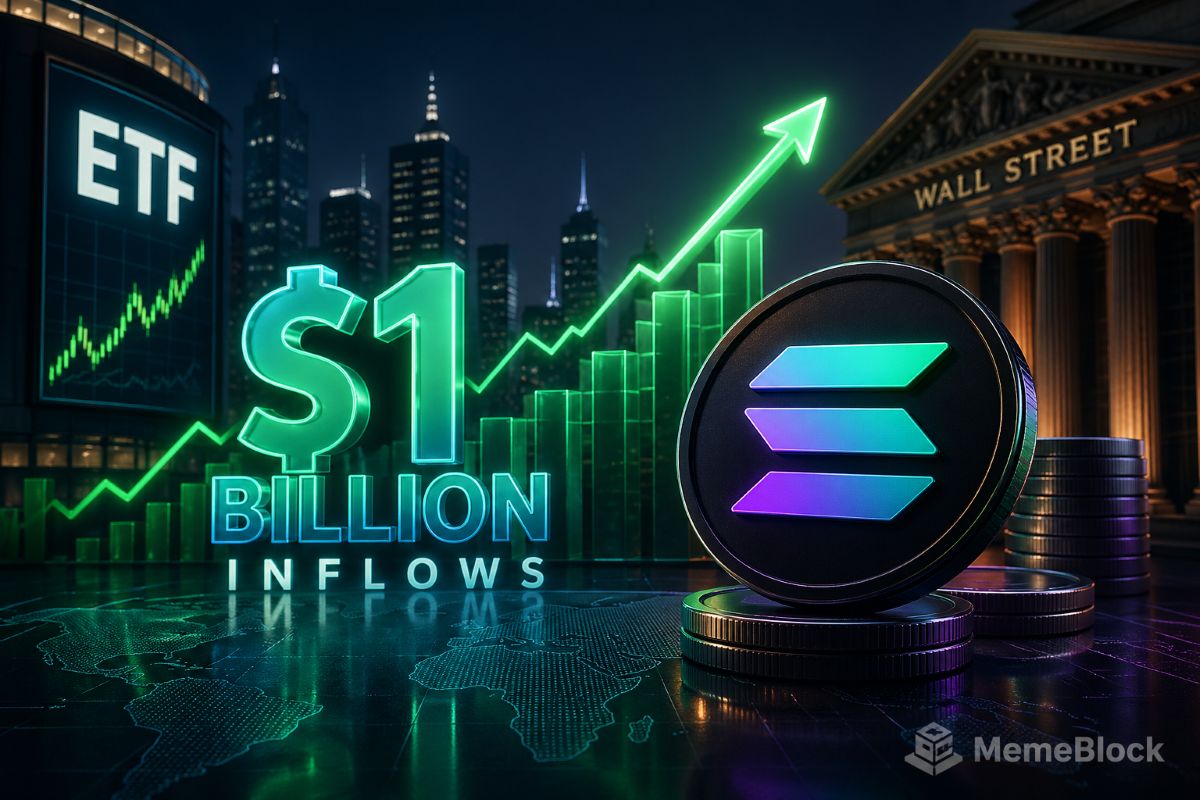 Solana ETFs Cross $1 Billion Inflows