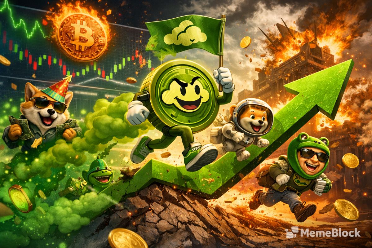 Fartcoin Leads Green Memecoin Rally