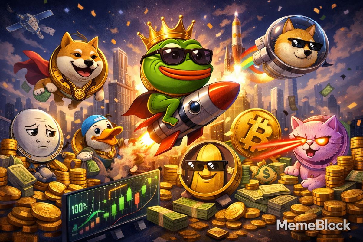 Top 10 Trending Memecoins