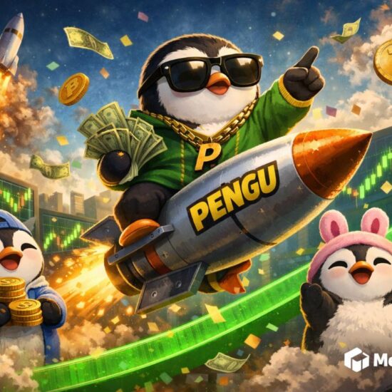 $PENGU Surges as Top Gainer