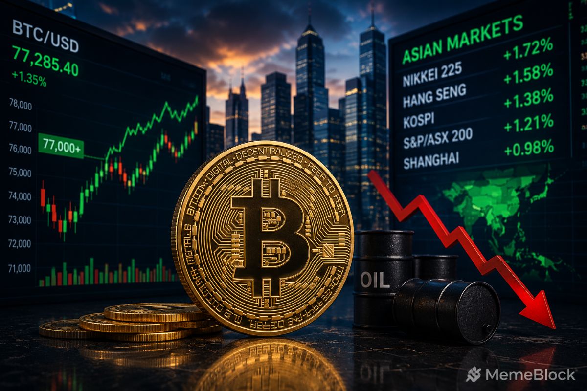 Bitcoin Hold $77000