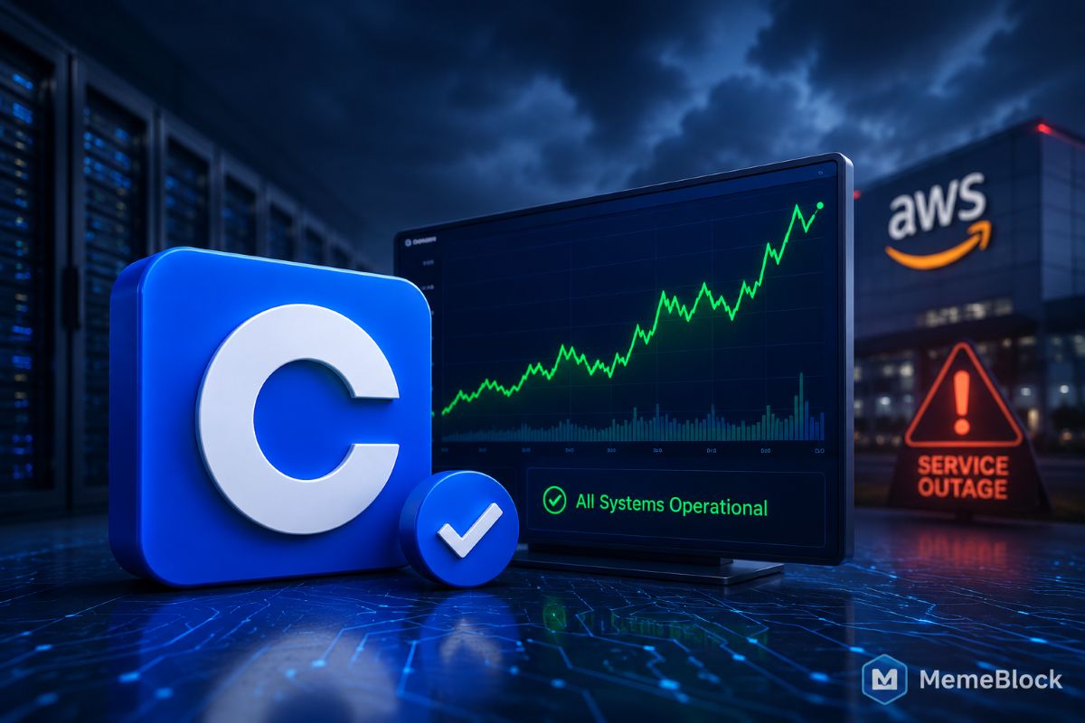 Coinbase AWS Data Center Outage