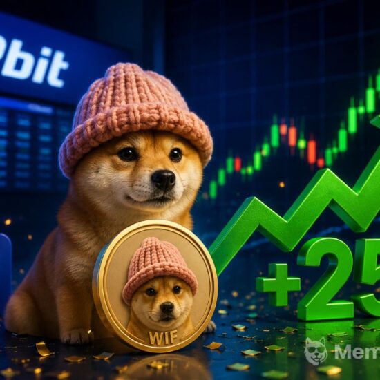 Dogwifhat Memecoin Jumps 25%