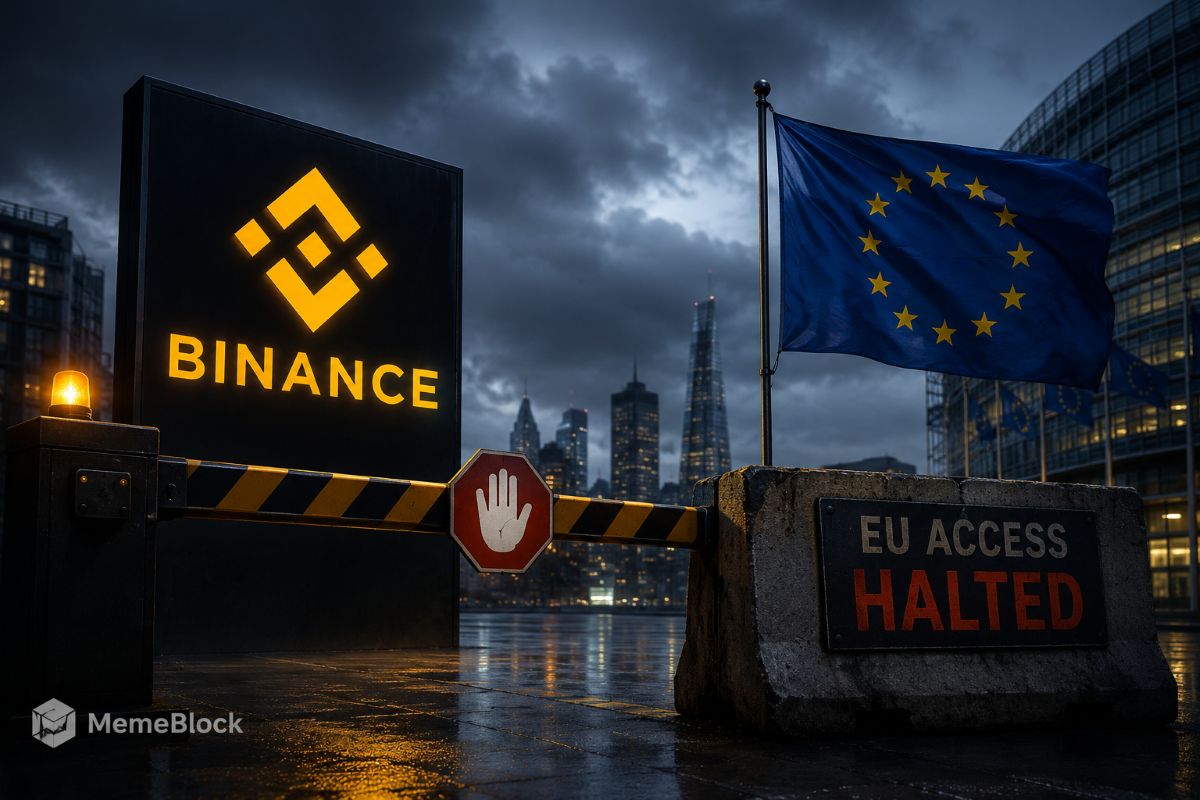 Binance Halts Full EU Services