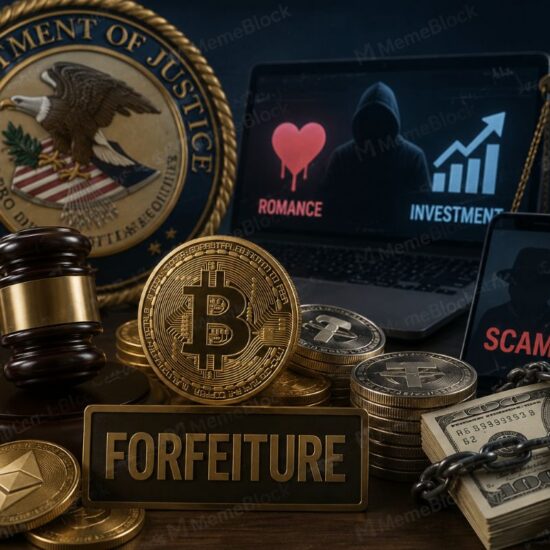 U.S. DOJ crypto scam seizure