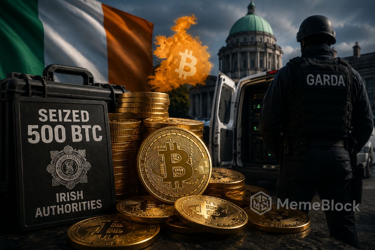 Irish Authorities Seize Additional 500 BTC